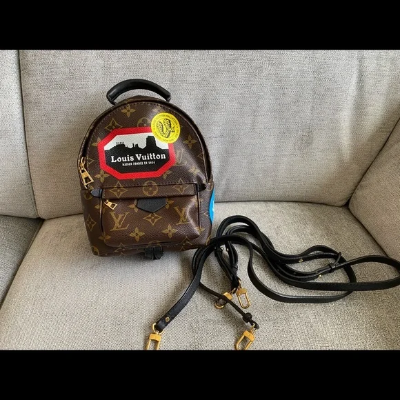 Louis Vuitton Palm Springs mini backpack world travel limited Ed - Picture 1 of 10